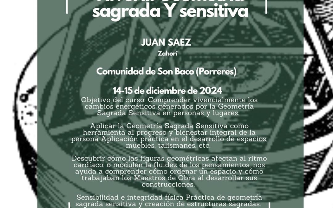 Curs vivencial nivell II: geometria sagrada i sensitiva